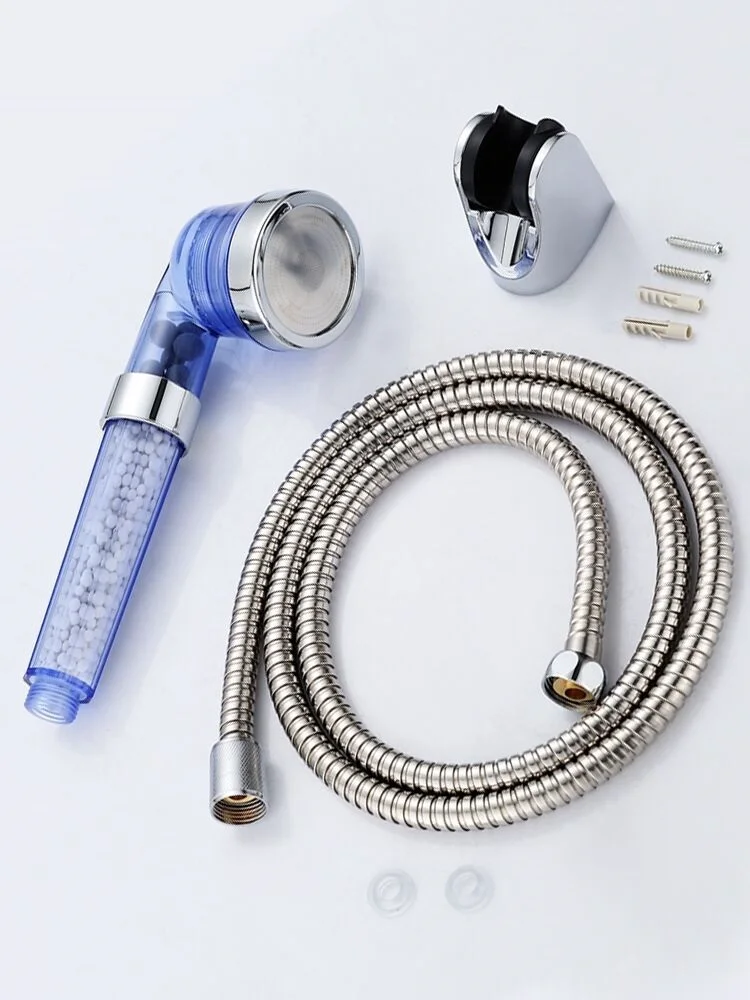 Насадка для душа с хромированным насадкой функцией экономии воды под высоким