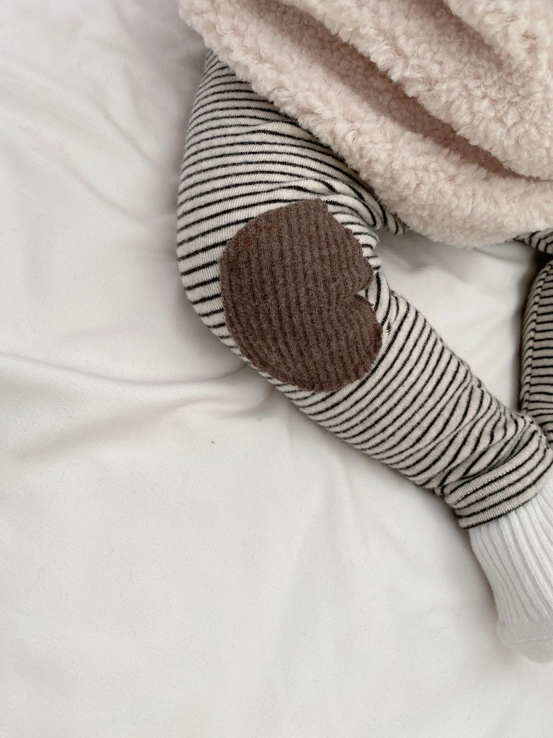 

Spring And Autumn Baby Striped Leggings Baby Thickened Elastic Patch Pants Baby Girl Leggings Baby Girl Clothes