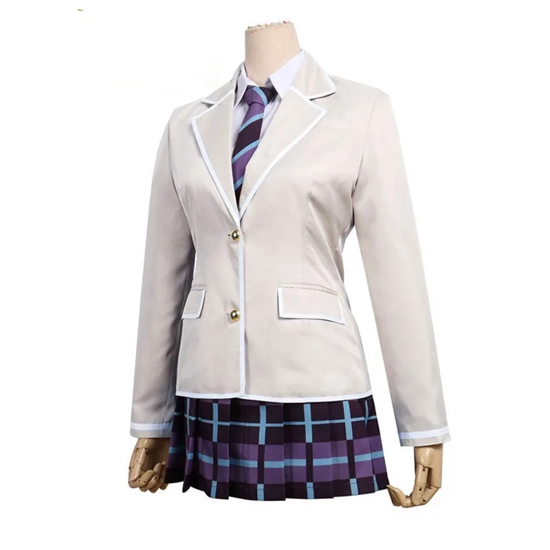 Костюм для косплея аниме взрыва размер на заказ Зимняя школьная форма платье