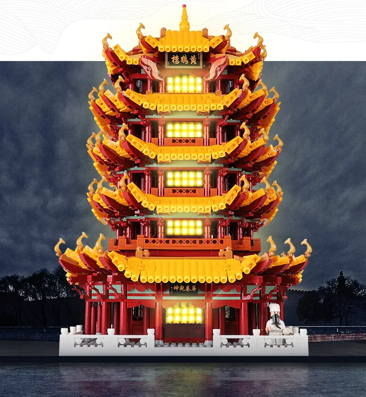 6794 шт. строительные блоки MOC архитектура уличный вид XB01024 модель китайского