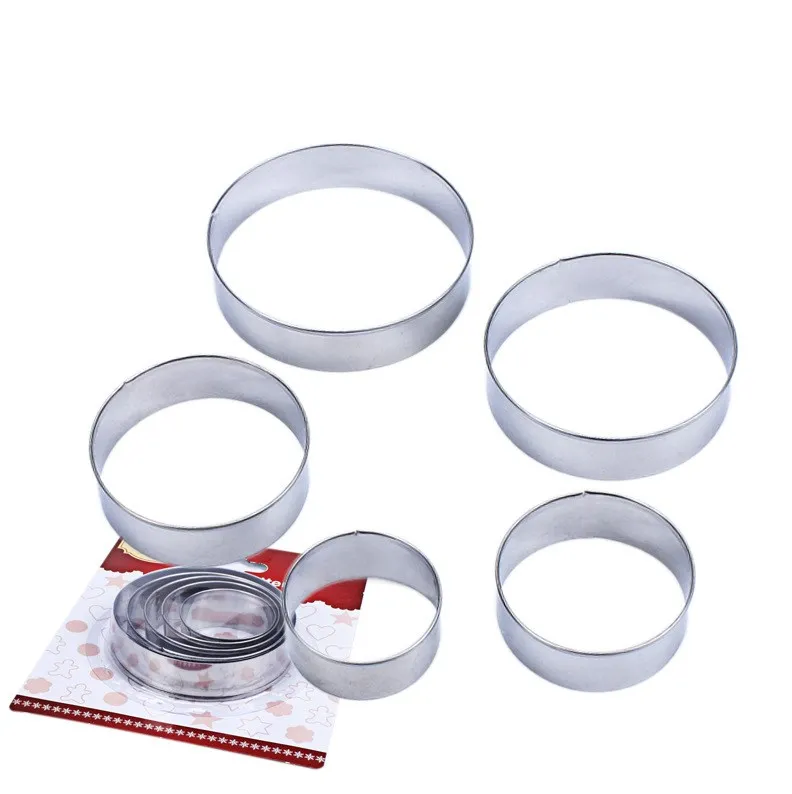 Кольцо мусс для выпечки 5 шт.|Принадлежности выпечки| |