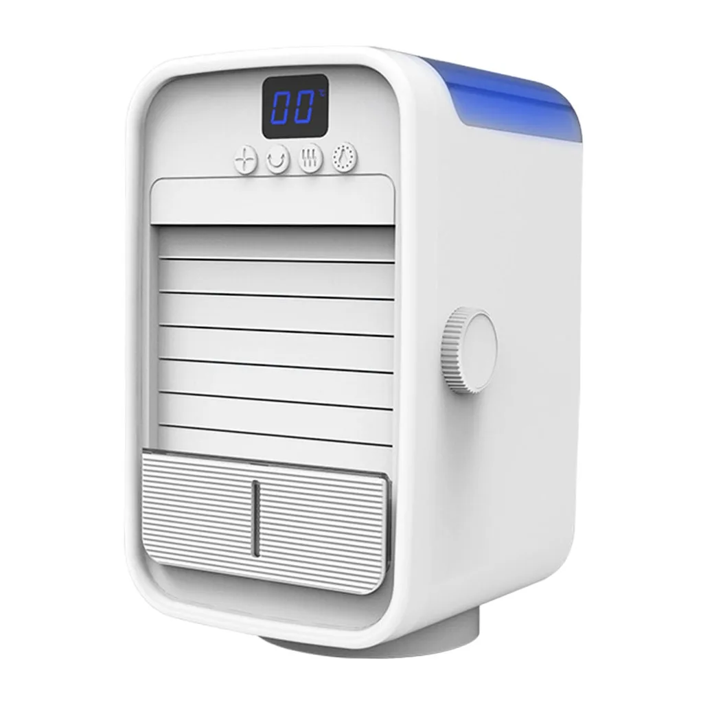 

2021New Mini Air Conditioner Fan Mini Cool Bedroom Desk Cooler Humidifier USB Tabletop Cooling Fan for Home Office Portable Fan
