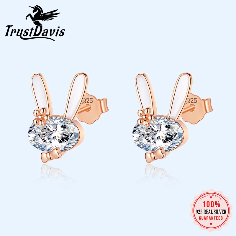 

Женские серьги-гвоздики из серебра 925 пробы с цирконом