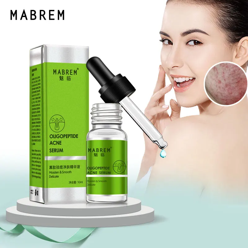 

MABREM Acne Treatment Serum Oligopeptide Deep Cleaning Shrink Pores Repair Hyaluronic Acid Moisturizing Nourishing Face Essence