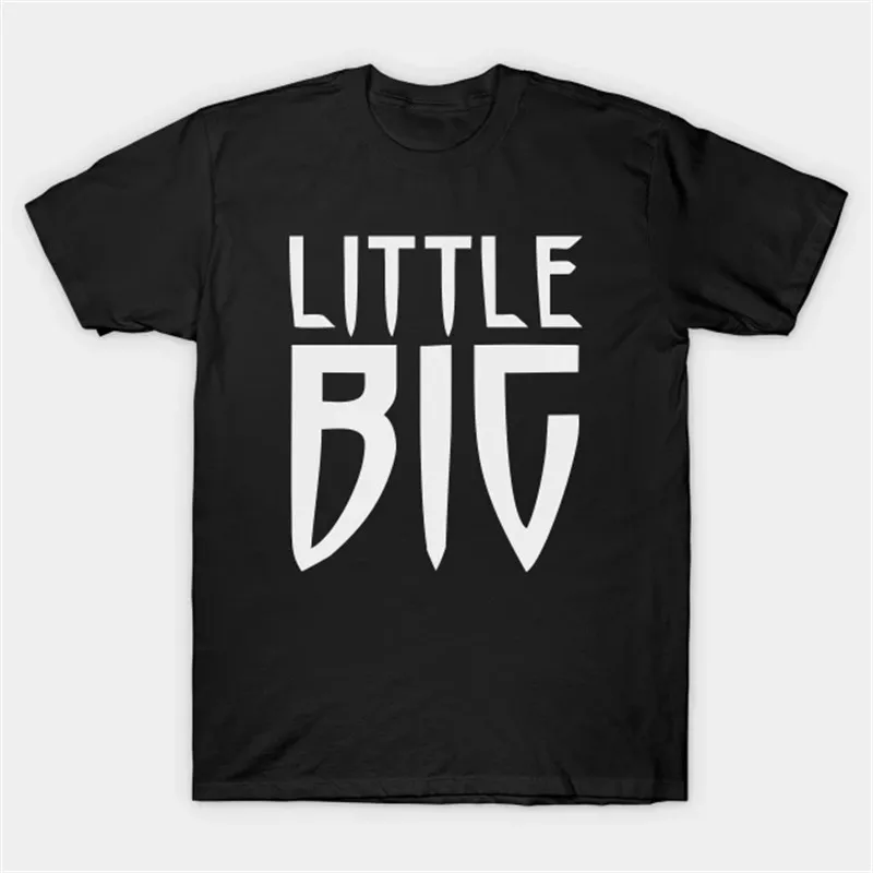 Футболка с надписью Little Big русская футболка в стиле панк-поп для фанатов