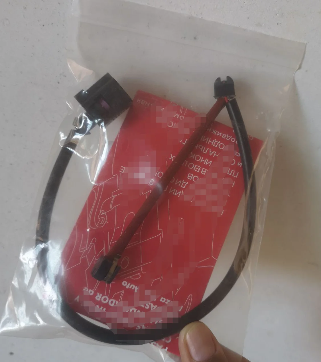 10 шт./лот запчасти OE No 95561236500 7L0907637 для Audi Volkswagen тормозные колодки предупреждающий