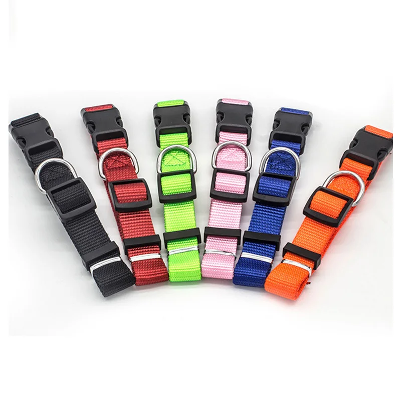 Нейлоновый Регулируемый мягкий ошейник для щенков и домашних питомцев удобный