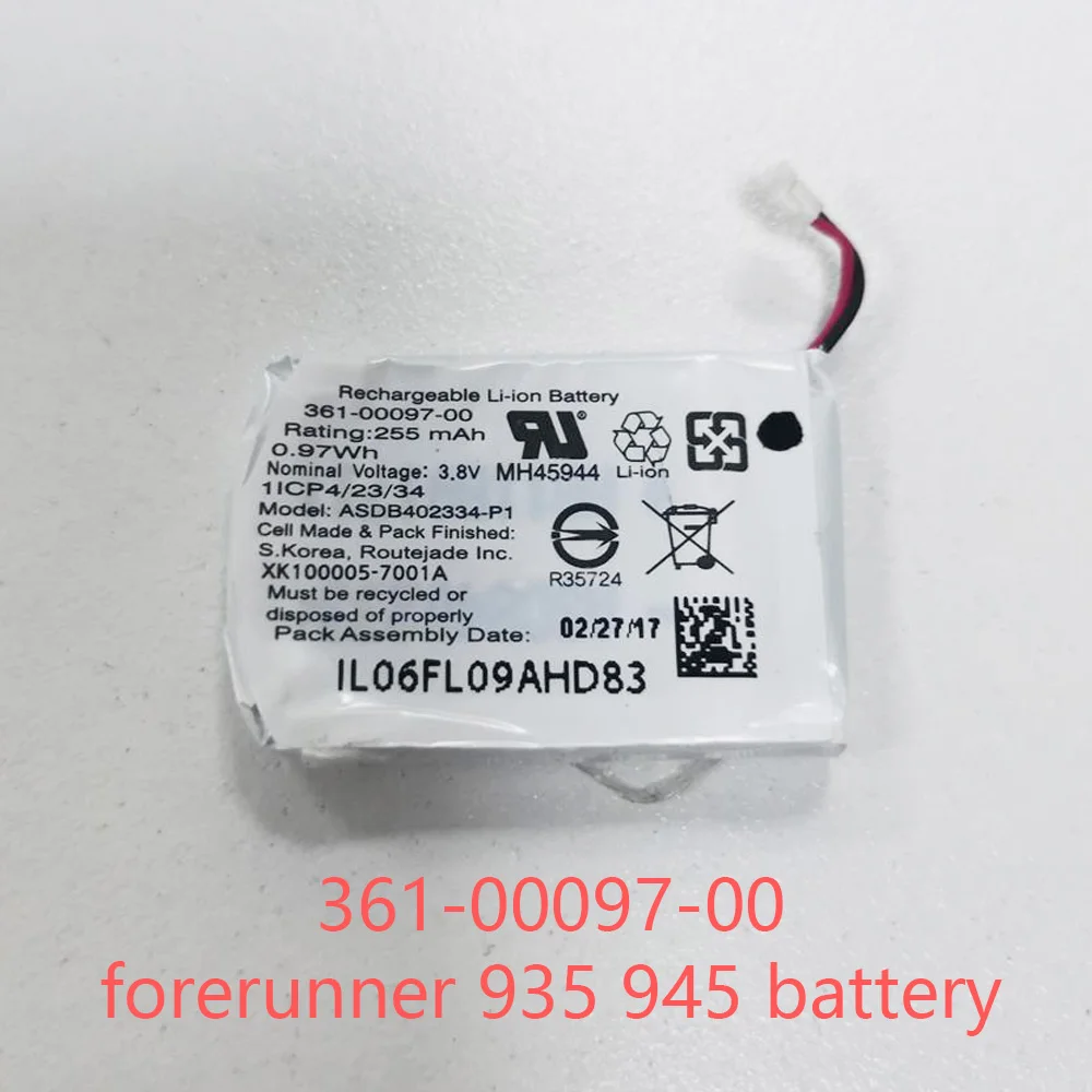 

361-00097-00 Battery For GARMIN Forerunner 935 945 Rechargeable Li-ion Battery For Forerunner935 Forerunner945 255mAh