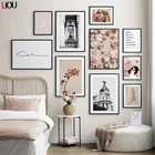 Искусство украшения ландшафта, Элегантные цветы, плакат в скандинавском стиле, город Рим, настенное искусство, картины, цитаты, изображение, современное