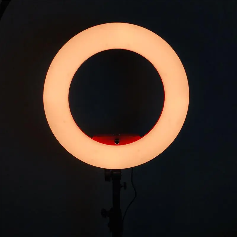 

Yidoblo Red FE-480II 5500K Dimmable Camera Photo/Studio/Phone/Video 18 96W 480 LED Ring Light LED Lamp+ 200cm tripod +Bag Kit