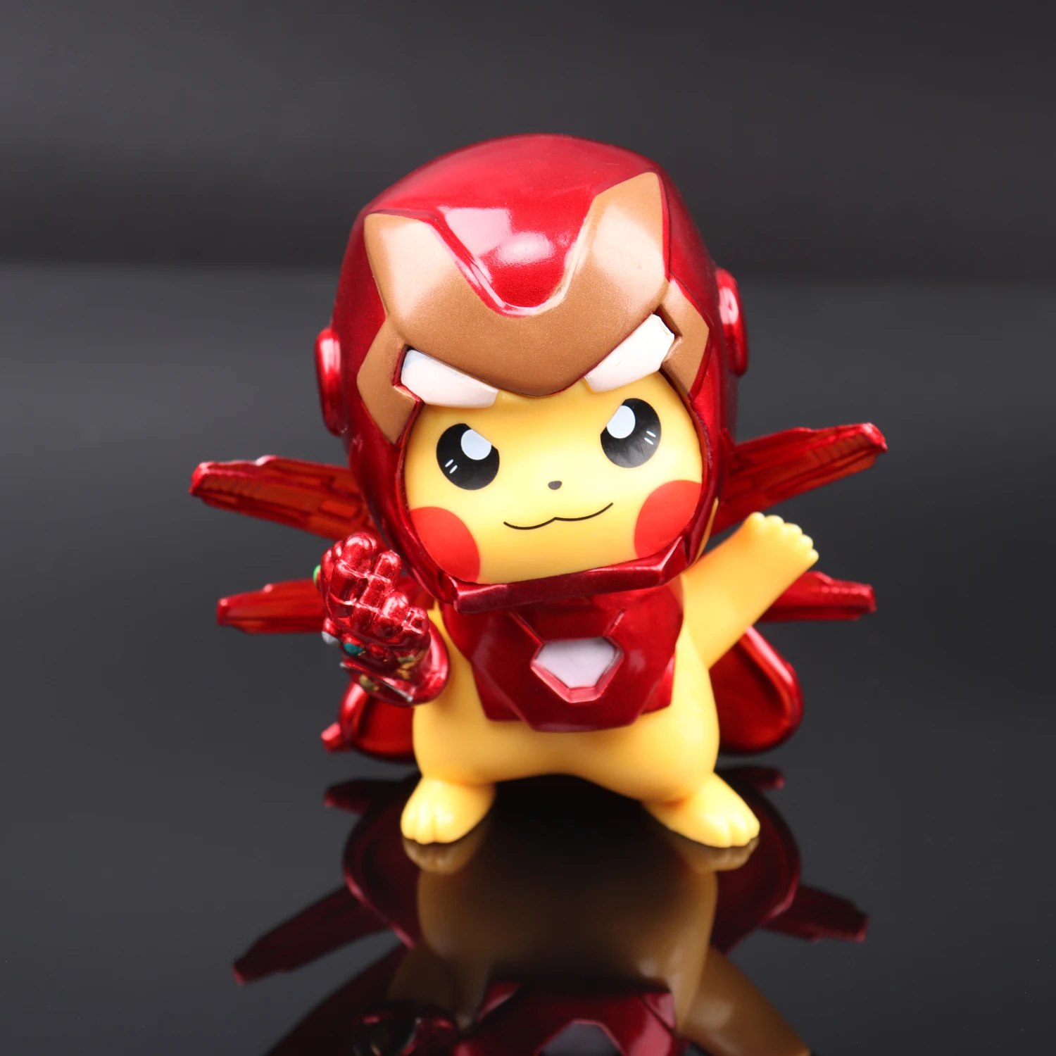 

Original Pokemon Tomy Marvel Iron Man Pikachu Figure Model Dolls Toy Pokemon Pikachu Collection Cospla Anime Model Birthday Gift