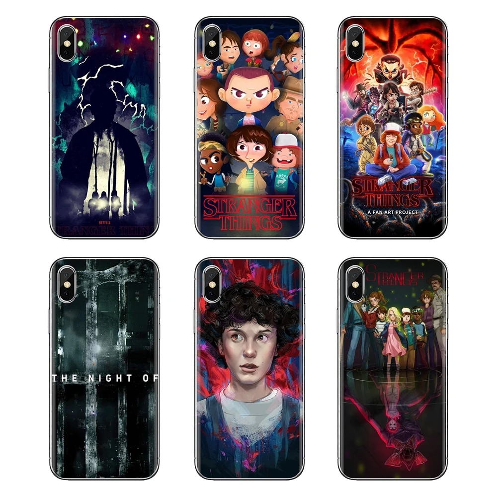 Transparent Soft Cases Covers The Night Of Stranger Things For Huawei Mate Honor 4C 5C 5X 6X 7 7A 7C 8 9 10 8C 8X 20 Lite Pro |