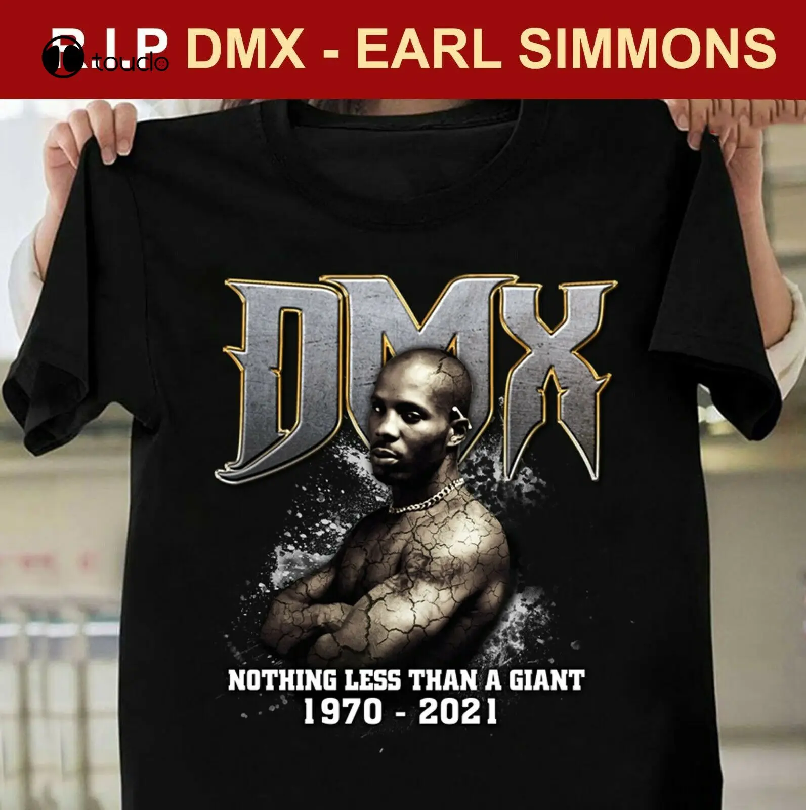 Rip Dmx Nothing Less Than A Giant T-Shirt Cotton S-5XL 100% cotton tshirts men