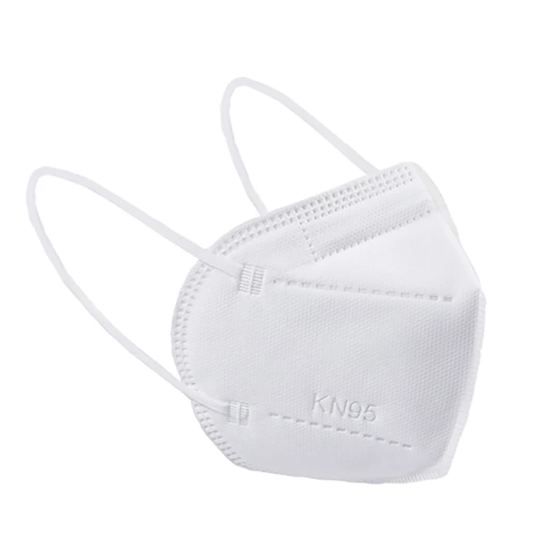 Высокопроизводительная 5Ply Ушная петля, персональная одноразовая Защитная маска для лица KN95 FFP2 со склада