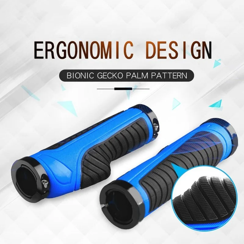 

Bicycle Grips Ergonomic Bar End Firm Mount Both Ends Lock Grip Handlebar Tone Holder MTB Cycling Hand Rest BMX lightweight road