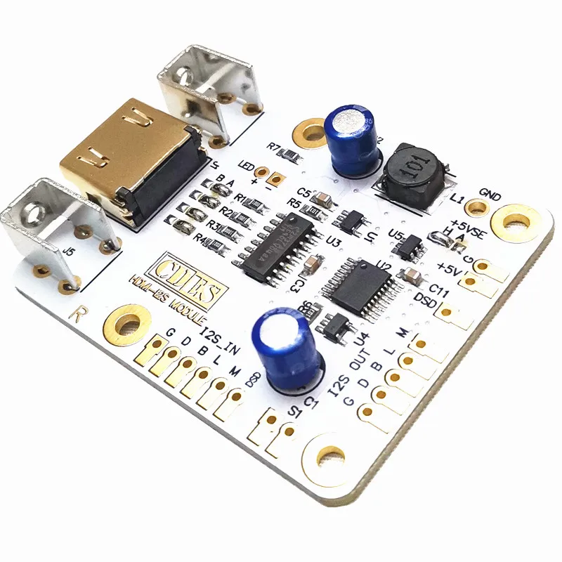 HDMI к I2S доска интерфейс IIS модуль TTL i2s переключатель для dac ES9018 9028 9038pro Бесплатная