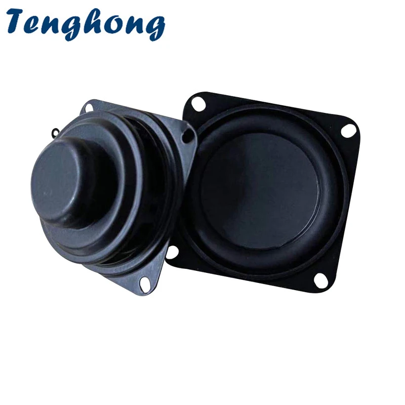 

Tenghong 2pcs 45MM Portable Audio Speaker Unit 4 Ohm 5W Full Range For Radio Multimedia Speakers Home Sound Loudspeaker DIY