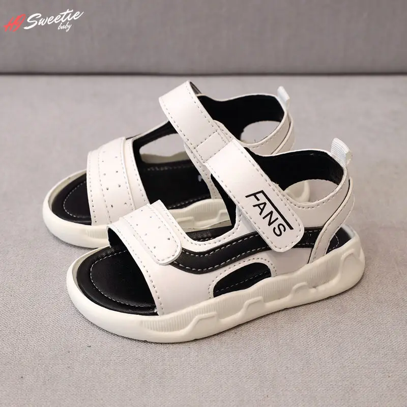 Baby Boys Girls Sandals Kids Fashion Anti-slip Shoes Children Soft Sole Hook Loop Girl Summer Sandals