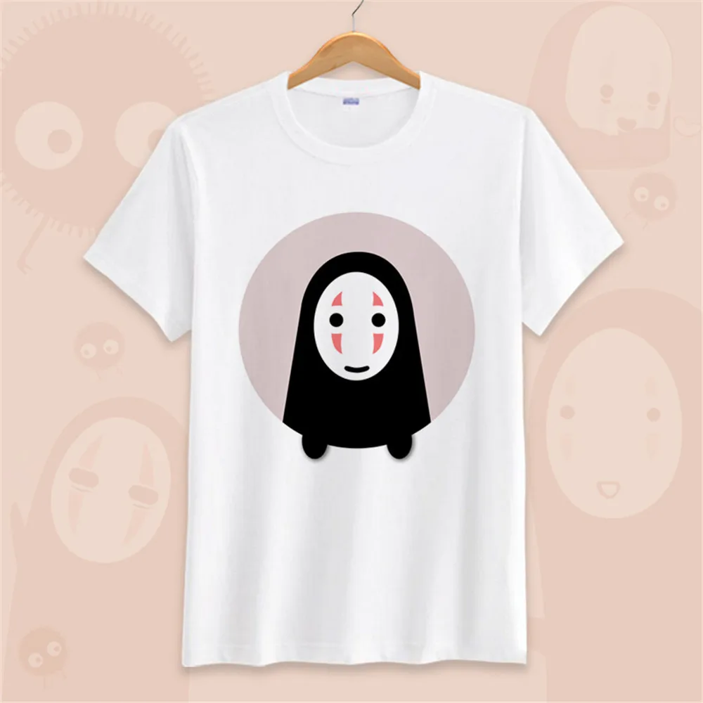 T-shirts Spirited Away Cosplay O-Neck Short Sleeve Costumes ogino chihiro Print Shirts Tops Summer Tees for adult kid | Тематическая