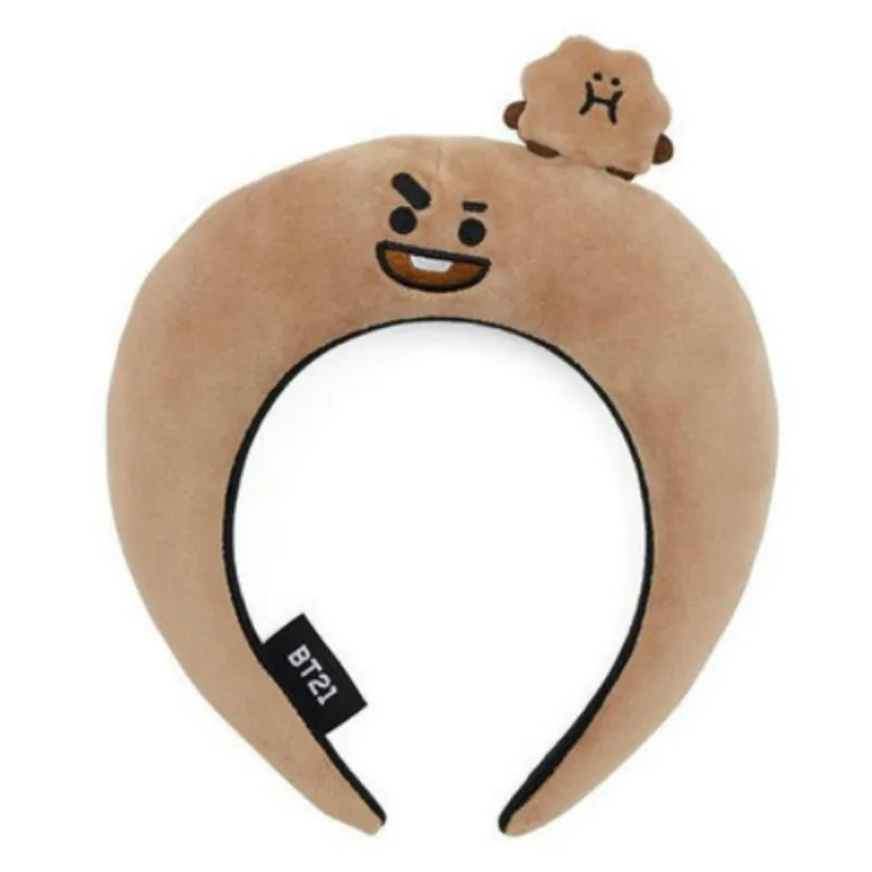 

Kpop Bangtan Boys Name V Fans Supporters 2021 Cartoon Doll Headband Face Wash Makeup Headwear Fashion Cute Jewelry Gift BTS-145
