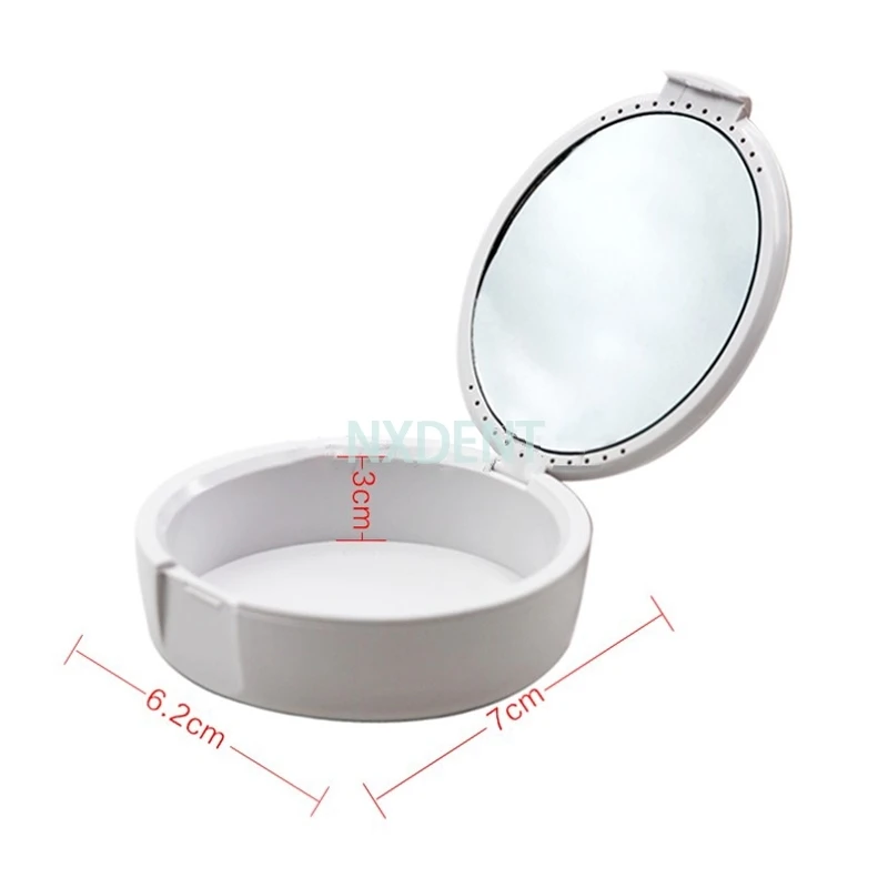 1 шт. чехол для ванной с зеркалом зубов |