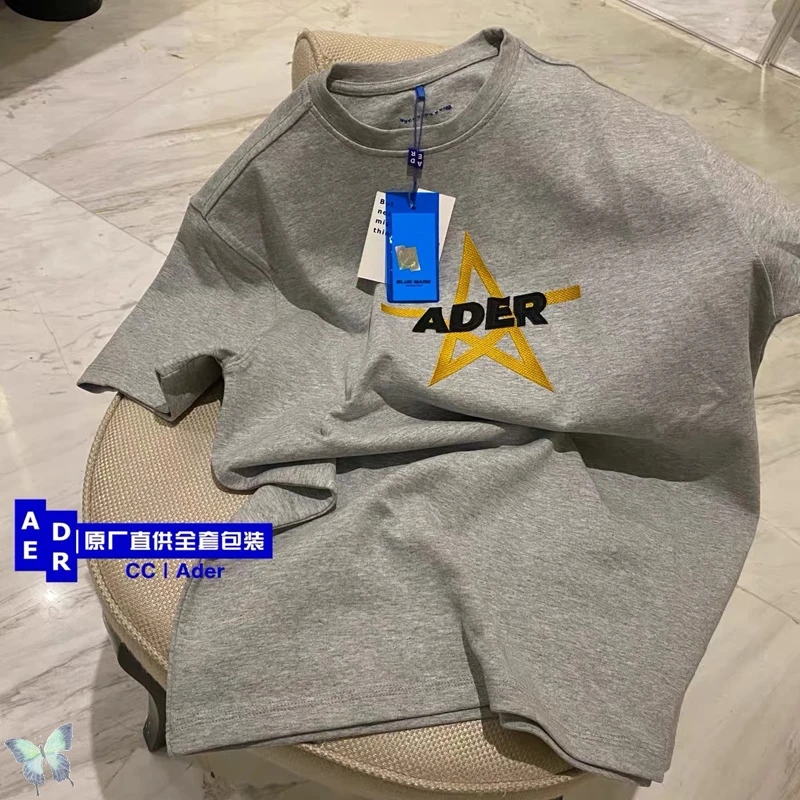 

Embroidery Stars Ader Error T-shirt Men Women High Qualty Adererror T Shirt Original Bag Tag