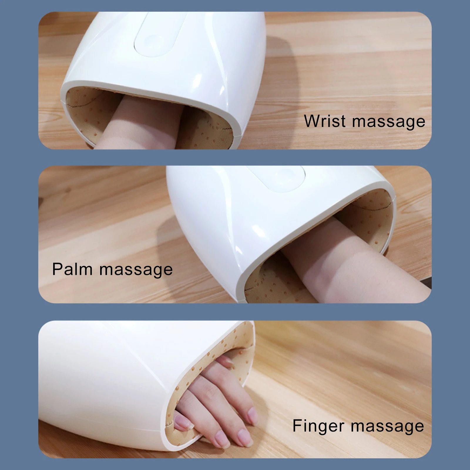 

High Quality Super Electric Hand Massager Electric Air Pressure Hot Compress Smart Hand Care Massager
