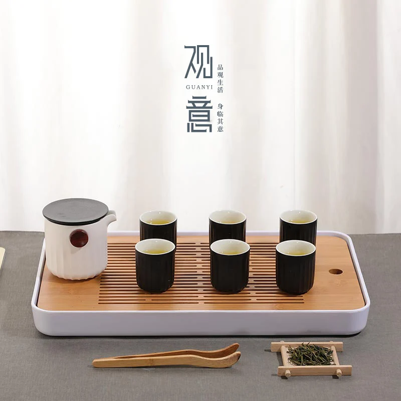 Display Tea Set Charms Aesthetic Ceramic Chinese Tea Pot and Cup Set Portable Gift Box Tetera Porcelana Teaware Sets BG50TS