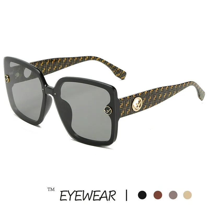 2020New ретро большая оправа Женские квадратные солнцезащитные очки европейский и
