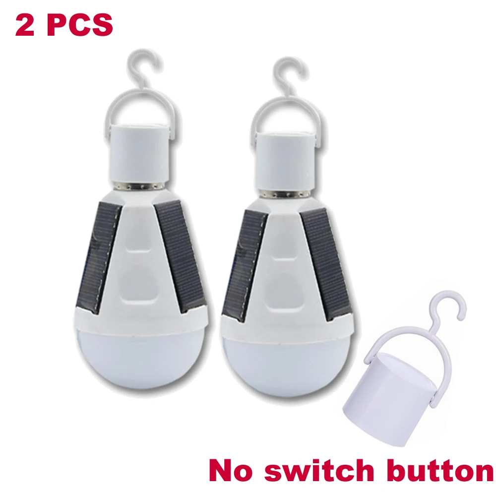 

Solar Lamp Powered Portable Led Bulb Light Solar Energy Lamp Led Lighting Solar Panel Camp Tent Night indoor Fishing Light hook