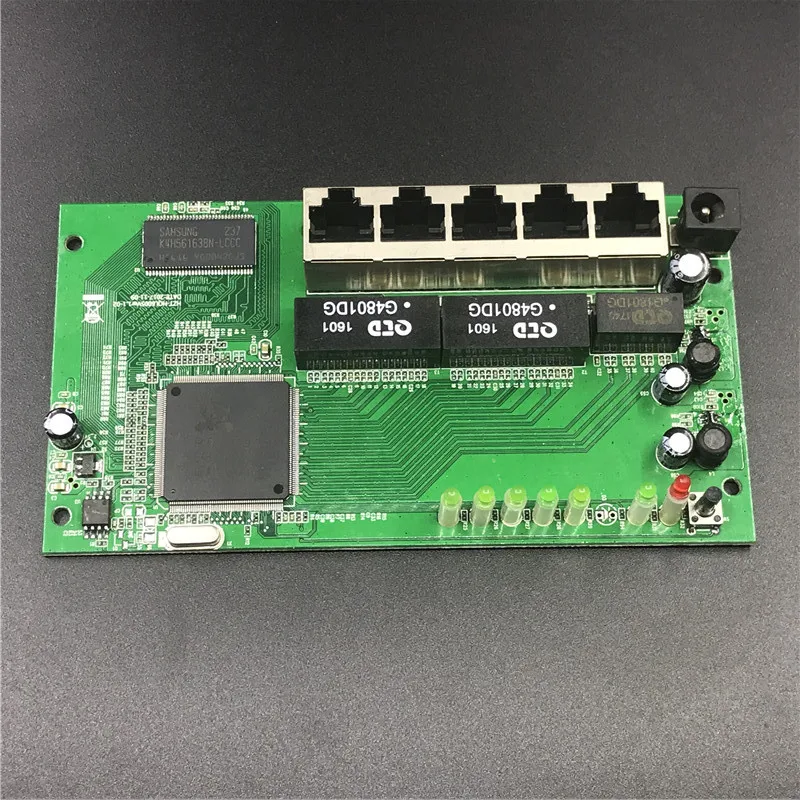 Модуль Гигабитного маршрутизатора 10/100/1000M 5 портов мини модуль OEM проводной PCBA с