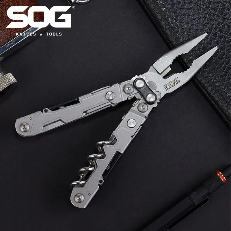 SOG Sog PP1001 / PL1001 многофункциональный инструмент плоскогубцы нож складной открытый