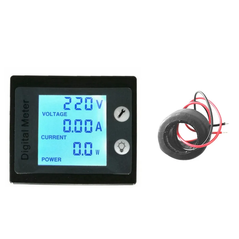 

AC 80-260V 100A Digital Display Panel Meter Voltmeter Ammeter Power Energy Gauge