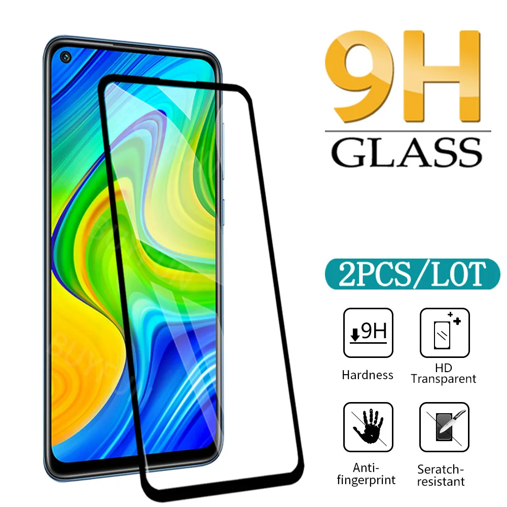 Закаленное защитное стекло 9D для Xiaomi Redmi Note 9 Pro max note 9s 2 шт.|Защитные стёкла и