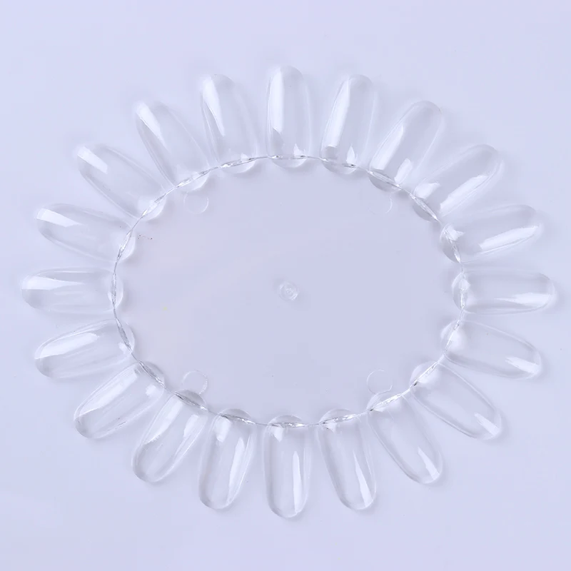 Акриловая Форма для ногтей 1 шт./5 шт. полного покрытия практики колесо прозрачный