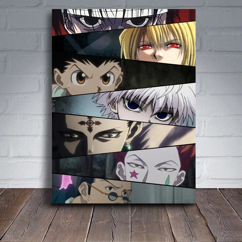 Холст Аниме Hunter x картины с глазами художественная картина для украшения дома