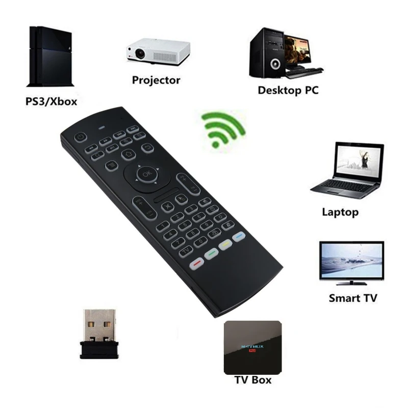 Высокое качество 2 4G Air Mouse Smart Voice Remote Control Wireless Keyboard IR Learning MX3|Пульты ДУ| |