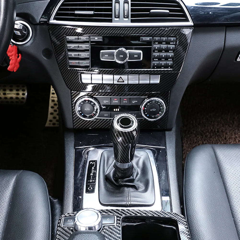 5 цветов для Mercedes Benz W213 W212 W204 W203 W169 W463 X204 W219 A C E G GLK CLS класс автомобиля Стайлинг чехол для рычага переключения передач отделка