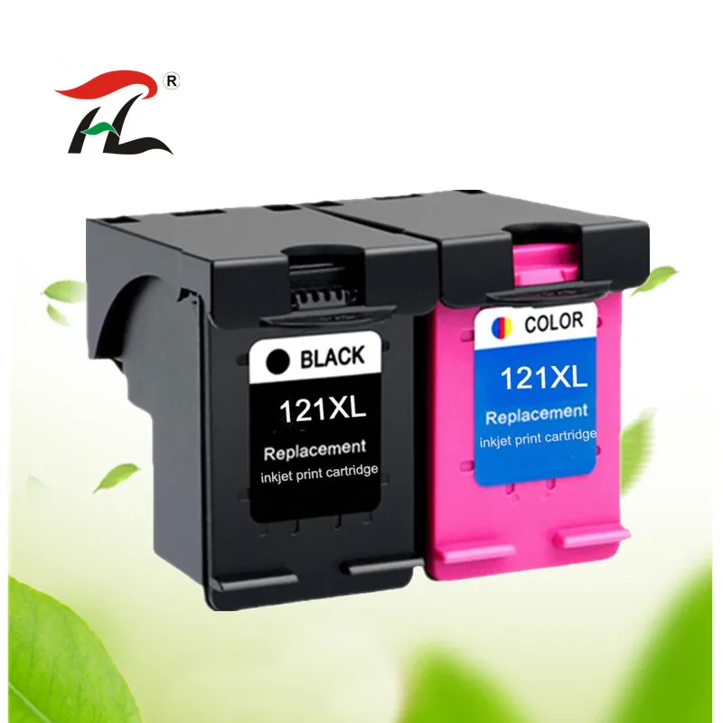 1Black 1Color Совместимость 121XL для hp 121 для hp 121 XL чернильный картридж с чернилами hp Deskjet D2563 F4283 F2423 F2483 F2493 F4213 F4275 F4283 F4583 - Цвет: 1Black 1Color
