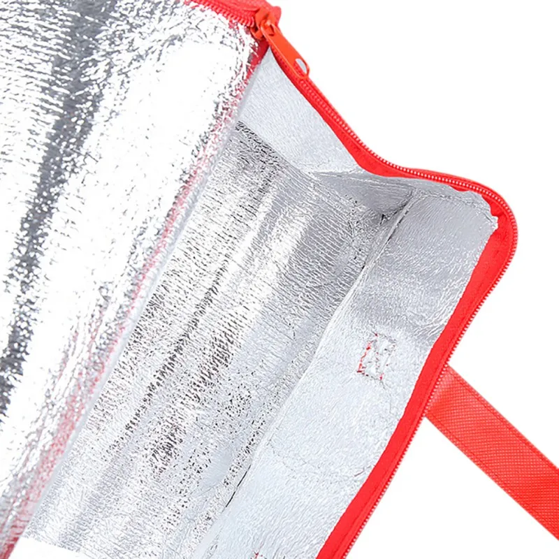 

Fresh Cooler Bags Waterproof Portable Non-woven Zipper Thermal Oxford Lunch Bags For Women Convenient