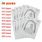 Стоматологический ортодонтический круглый свод проволоки нижний.Uper.012014016100, супер эластичный, NITI Ovoid, размеры, стоматологический материал, 018020 шт.