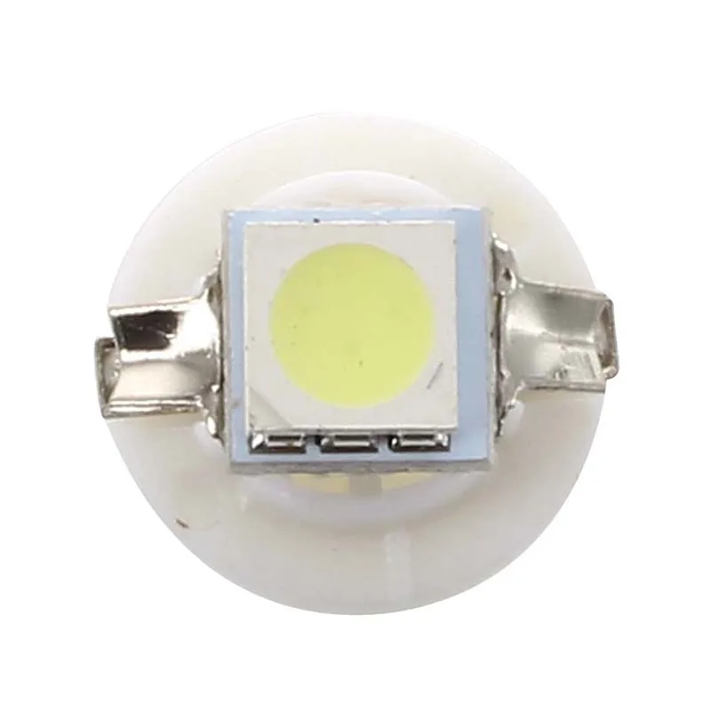 

10 pcs T5/ B8.5D 5050 SMD LED Socket Interior Lighting Tacho White