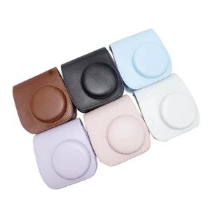 Hot Camera Case Bag Holder PU Leather with Shoulder Strap Compatible with For Fujifilm Fuji Instax Mini 11
