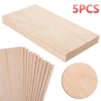 5 piecespack 1 pack 100x200x1mm model wooden light board used for diy house ship airplane ship model toy craft material