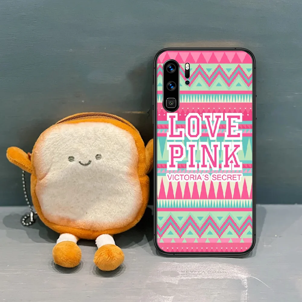 

Victoriaes Pink Secret Phone Case For Huawei P Mate 10 20 30 40 Lite Pro smart 2019 nova 5t 8 black Funda 3D Cover Silicone