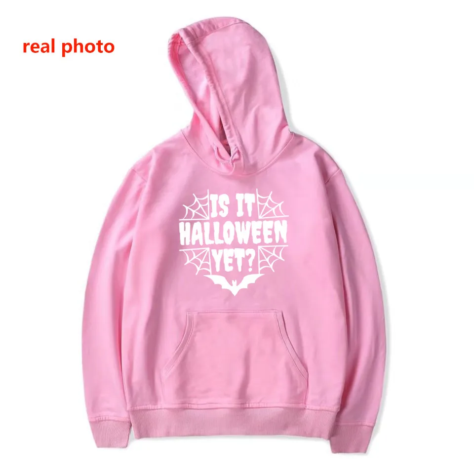 Halloween costmue cesthetic Hoodies Cotton Women Sweatshirt Fashion Funny O Neck Female Pullovers Full Long Sleeve Shirt Girl | Женская