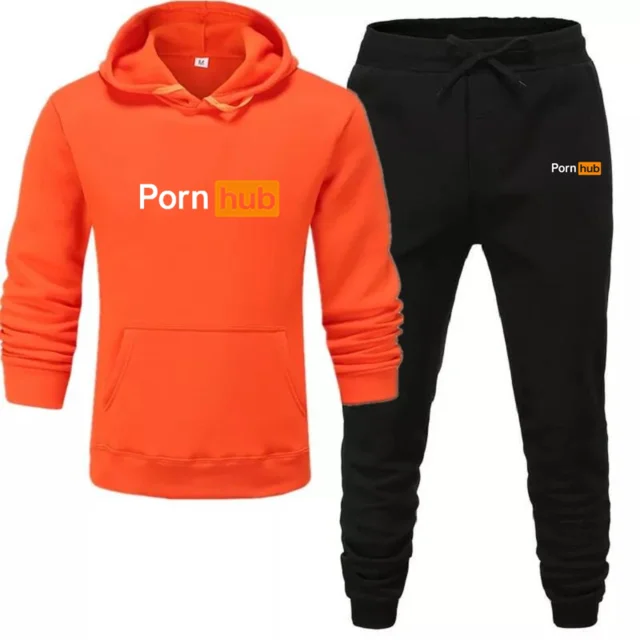 

2020 Fall Winter Men's Women's Suit Hoodie + Pants Harajuku Sports Pullover Casual Sweatshirt Sportswear Jogging Suit Plus S-3XL