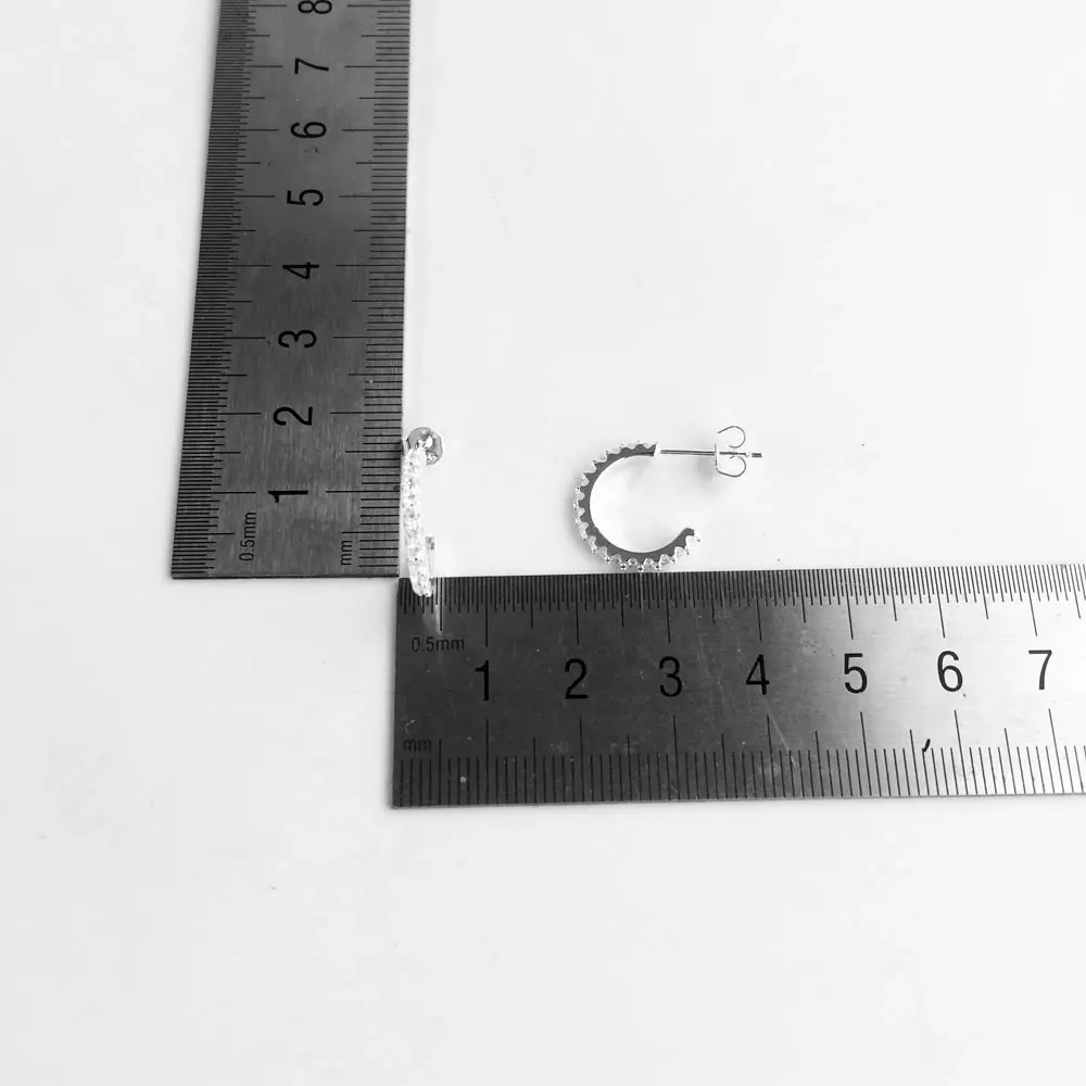 Серьги кольца в креольском стиле женские круглые украшения из стерлингового