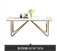 luxury dining table marble dining table modern minimalist household small sized dining table and chair combination hong kong sty