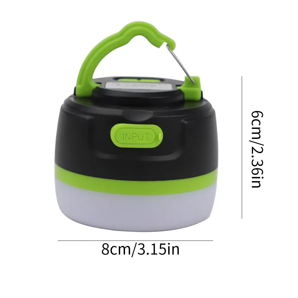 

Camping Lantern Rechargeable Portable Tent Light With USB Cable Emergency Lights For Hiking Fishing For BBQ Hiking Drop Ship